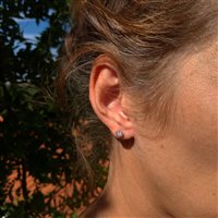 Boucles d'oreilles Crivelli Enfant Cuore in Or Diamante 0.10 Ct 234-4658 - 234-4658